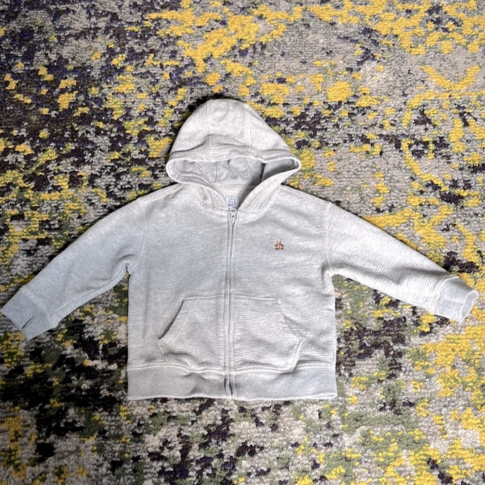 Baby Gap Waffle Thermal Hoodie Sweatshirt